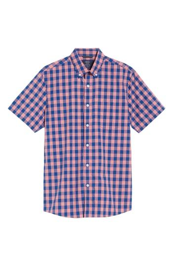 Men's 1901 Trim Fit Check Sport Shirt - Pink