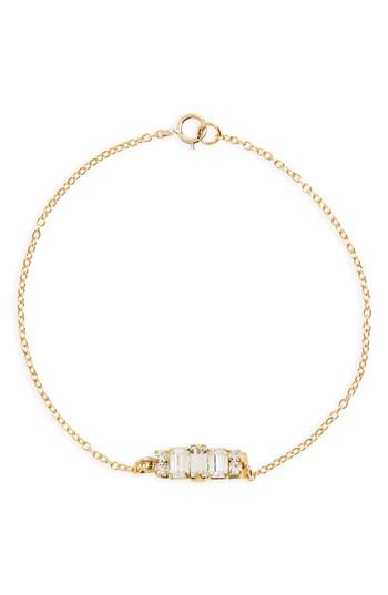Women's Sandy Hyun Crystal Bar Bracelet