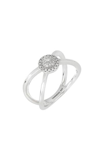 Women's Carriere Diamond Crisscross Ring (nordstrom Exclusive)