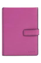 Lodis Audrey Rfid Leather Passport Wallet - Pink