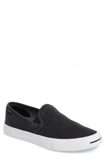 Men's Converse Jack Purcell Ii Slip-on .5 M - Black