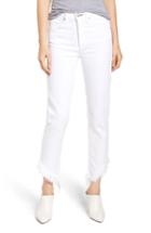 Women's Mcguire Valletta High Waist Crop Straight Leg Jeans - White