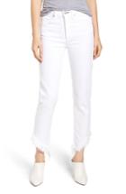 Women's Mcguire Valletta High Waist Crop Straight Leg Jeans - White