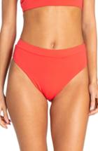 Women's Billabong Sol Searcher High Waist Bikini Bottoms - Red