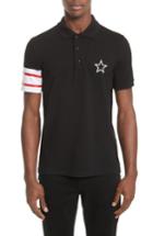 Men's Givenchy Cuban Fit Stripe Sleeve Polo