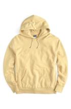 Men's J.crew Garment Dyed French Terry Hoodie, Size - Yellow