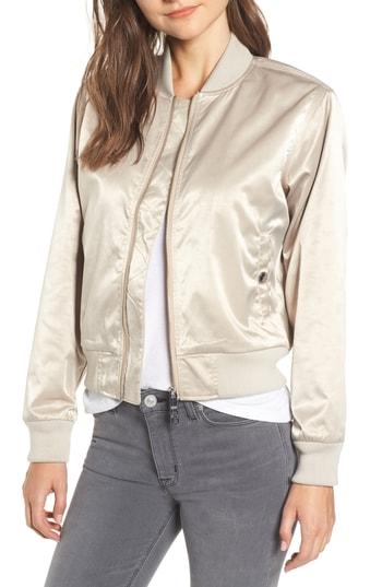 Women's Hudson Jeans Sateen Bomber Jacket