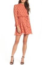 Women's Bb Dakota Tabitha Medallion Print Blouson Dress - Orange