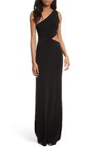 Women's Alice + Olivia Malia Cutout One-shoulder Maxi Dress