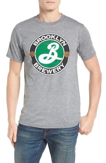 Men's Palmercash Brooklyn Brewery Graphic T-shirt - Grey