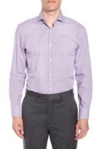 Men's Boss Mark Sharp Fit Check Dress Shirt .5l - Purple