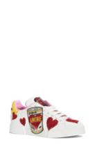 Women's Dolce & Gabbana Amore Lace-up Sneaker .5us / 36eu - White