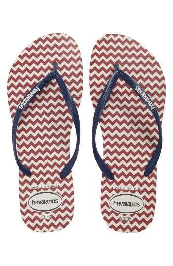 Women's Havaianas 'slim Retro' Flip Flop /36 Br - Blue