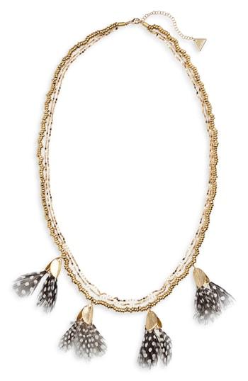 Women's Serefina Dancing Feathers Statement Necklace