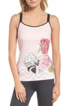 Women's Ted Baker London Palace Gardens Fitted Tank - Black