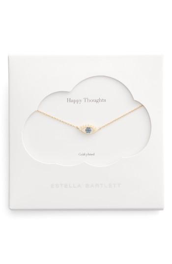 Women's Estella Bartlett Happy Thoughts Eye Pendant Necklace