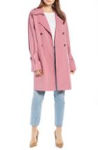Women's Something Navy Easy Oversize Trench - Pink
