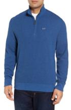 Men's Vineyard Vines Double-knit Quarter Zip Pullover - Blue