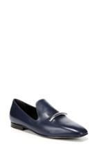 Women's Via Spiga Is Flat Loafer, Size 5 M - Blue