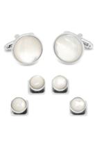 Men's Cufflinks, Inc. Mother Of Pearl Cuff Link & Stud Set