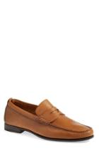 Men's Santoni 'carmel' Penny Loafer .5 D - Beige