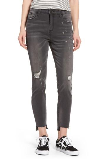 Women's Sts Blue Ashley Studded Step Hem Jeans - Blue