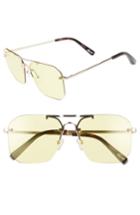 Women's Elizabeth And James Mason 57mm Rimless Navigator Sunglasses - Light Gold/ Yellow