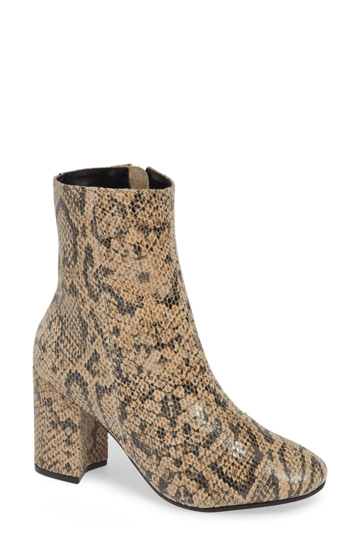 Women's Topshop Elise Bootie .5us / 39eu M - Beige