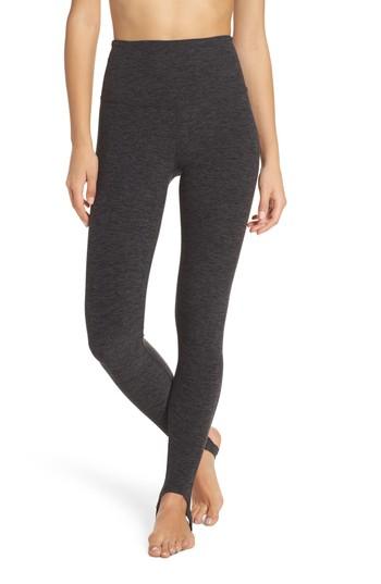 Women's Beyond Yoga High Waist Stirrup Leggings, Size - Black