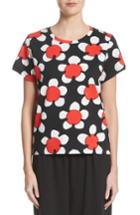 Women's Marc Jacobs Oversize Floral Print Tee - Red