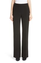 Women's St. John Collection Bella Double Weave Pants - Black