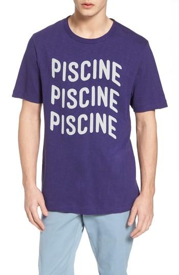 Men's French Connection Piscine Crewneck T-shirt - Blue