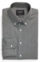 Men's Nordstrom Men's Shop Traditional Fit Non-iron Solid Dress Shirt .5 - 36 - Grey