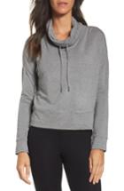 Women's Ugg Funnel Neck Crop Sweatshirt - Grey