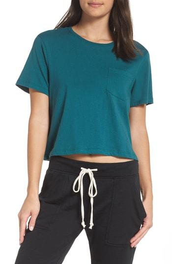 Women's Richer Poorer Boxy Crop Tee - Green