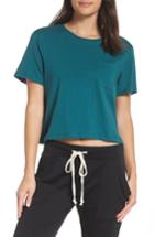 Women's Richer Poorer Boxy Crop Tee - Green