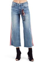 Women's True Religion Athletic Stovepipe Crop Wide Leg Jeans