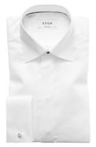 Men's Eton Contemporary Fit Diamond Weave Tuxedo Shirt