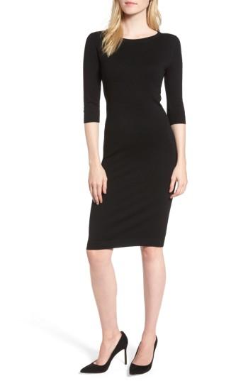 Women's Sentimental Ny Elbow Sleeve Sweater Dress