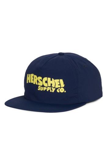 Men's Herschel Supply Co. Oliver Logo Ball Cap - Blue