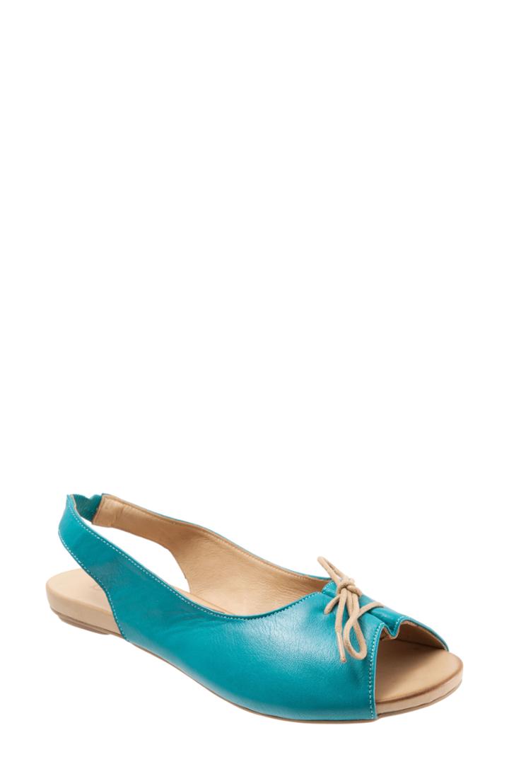 Women's Bueno Keely Slingback Tie Sandal .5-7us / 37eu - Blue