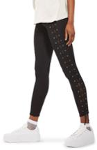 Women's Topshop Lace-up Leggings Us (fits Like 2-4) - Black