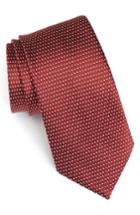 Men's Ermenegildo Zegna Dot Silk Tie, Size - Red