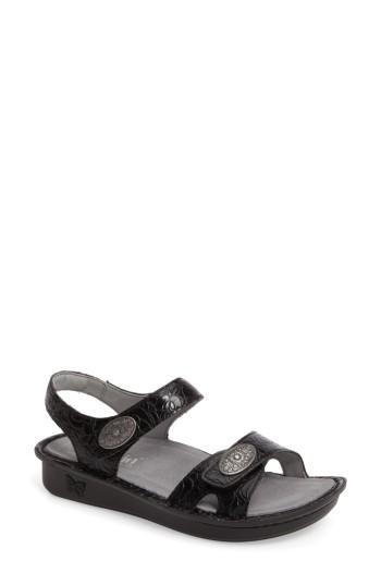 Women's Alegria Vienna Sandal -5.5us / 35eu - Black