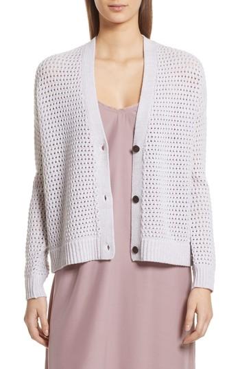 Women's Atm Anthony Thomas Melillo Merino Wool Cardigan - Beige
