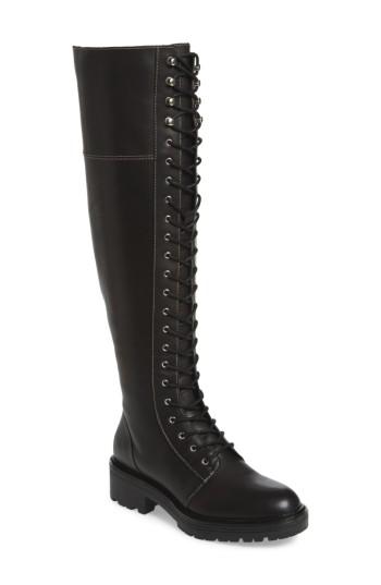 Women's Kelsi Dagger Brooklyn Malcom Over The Knee Boot .5 M - Black