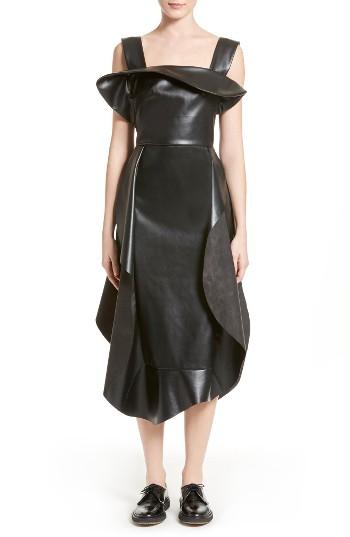 Women's A.w.a.k.e. Backless Faux Leather Dress