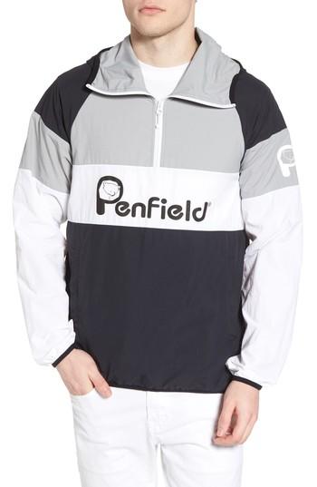 Men's Penfield Block Pullover Jacket - Black