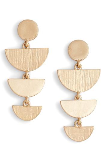 Women's Treasure & Bond Etched Chandelier Earrings