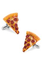 Men's Cufflinks, Inc. 3d Pizza Slice Cuff Links